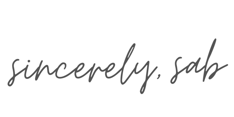 Sincerely, Sab