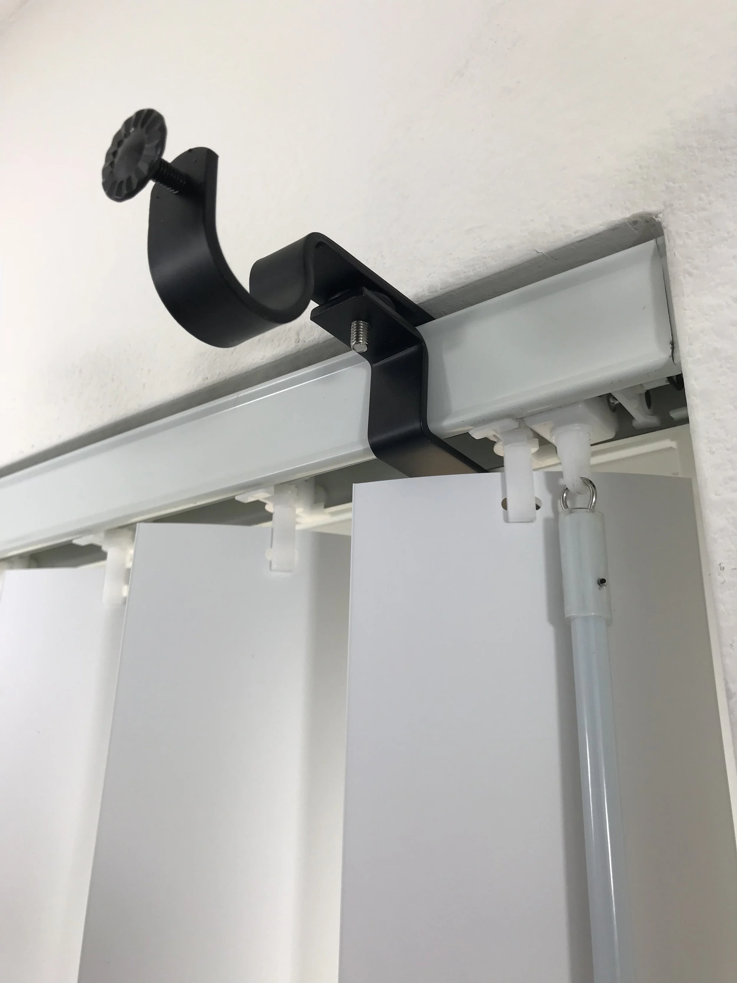 Inside Mount Blinds Curtain Rod Bracket Attachment W Non Slip