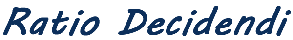Ratio Decidendi