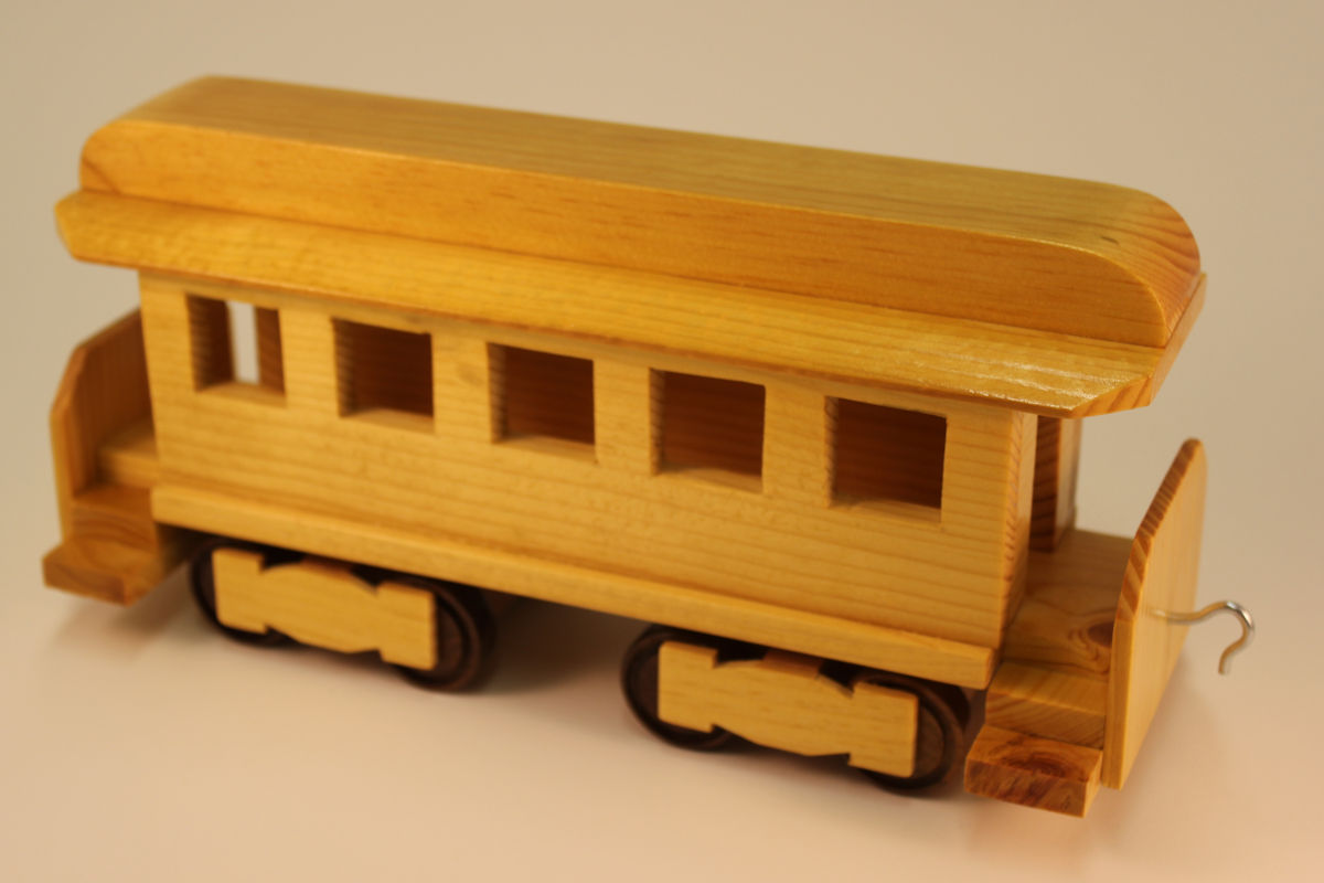 big wooden train