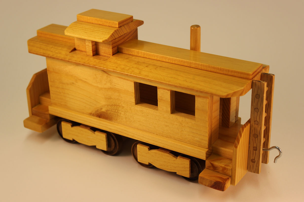 big wooden train
