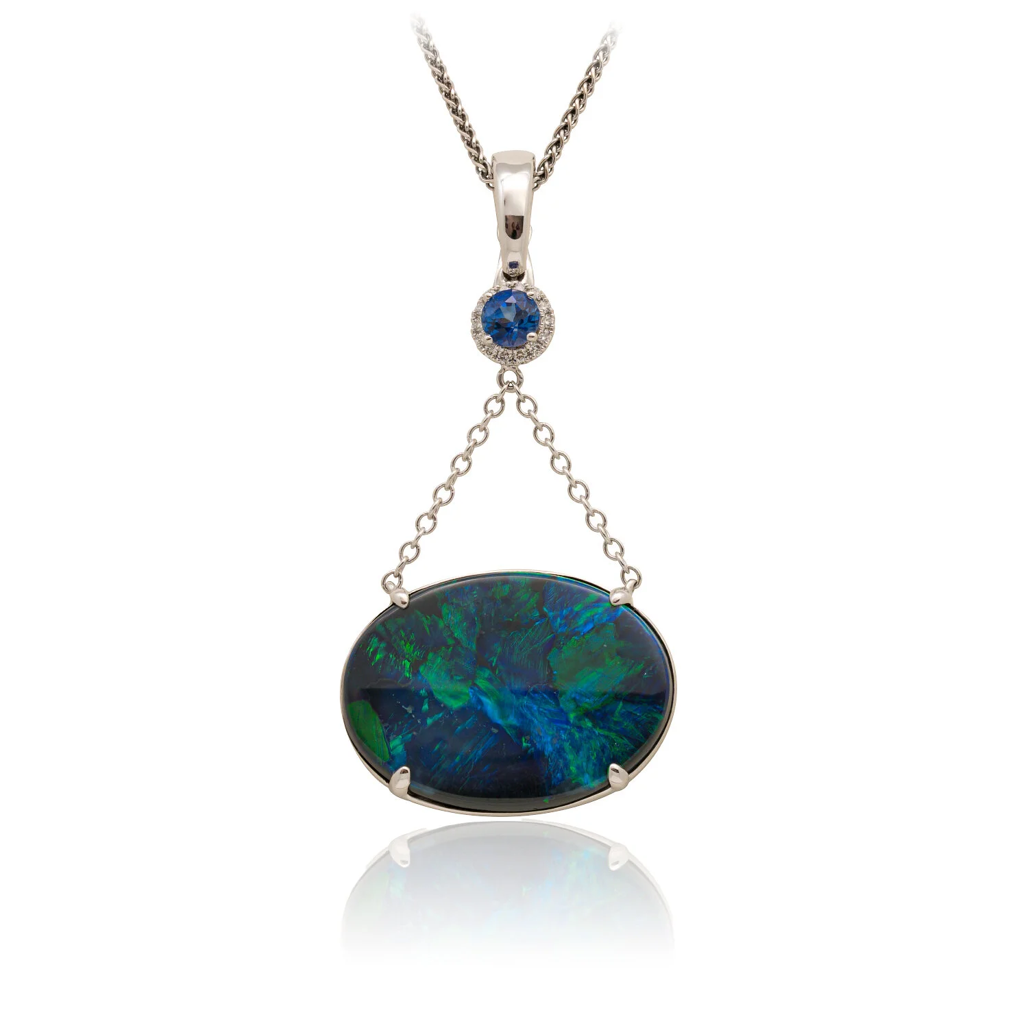 Black Opal Pendant — Altmann + Cherny