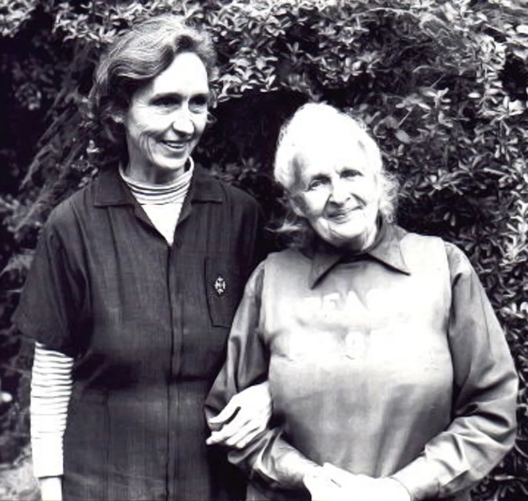 With long-time friend Ann Rush