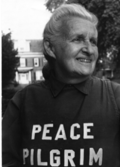 Peace Pilgrim in Buffalo New York 1972