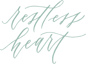 Restless Heart Calligraphy