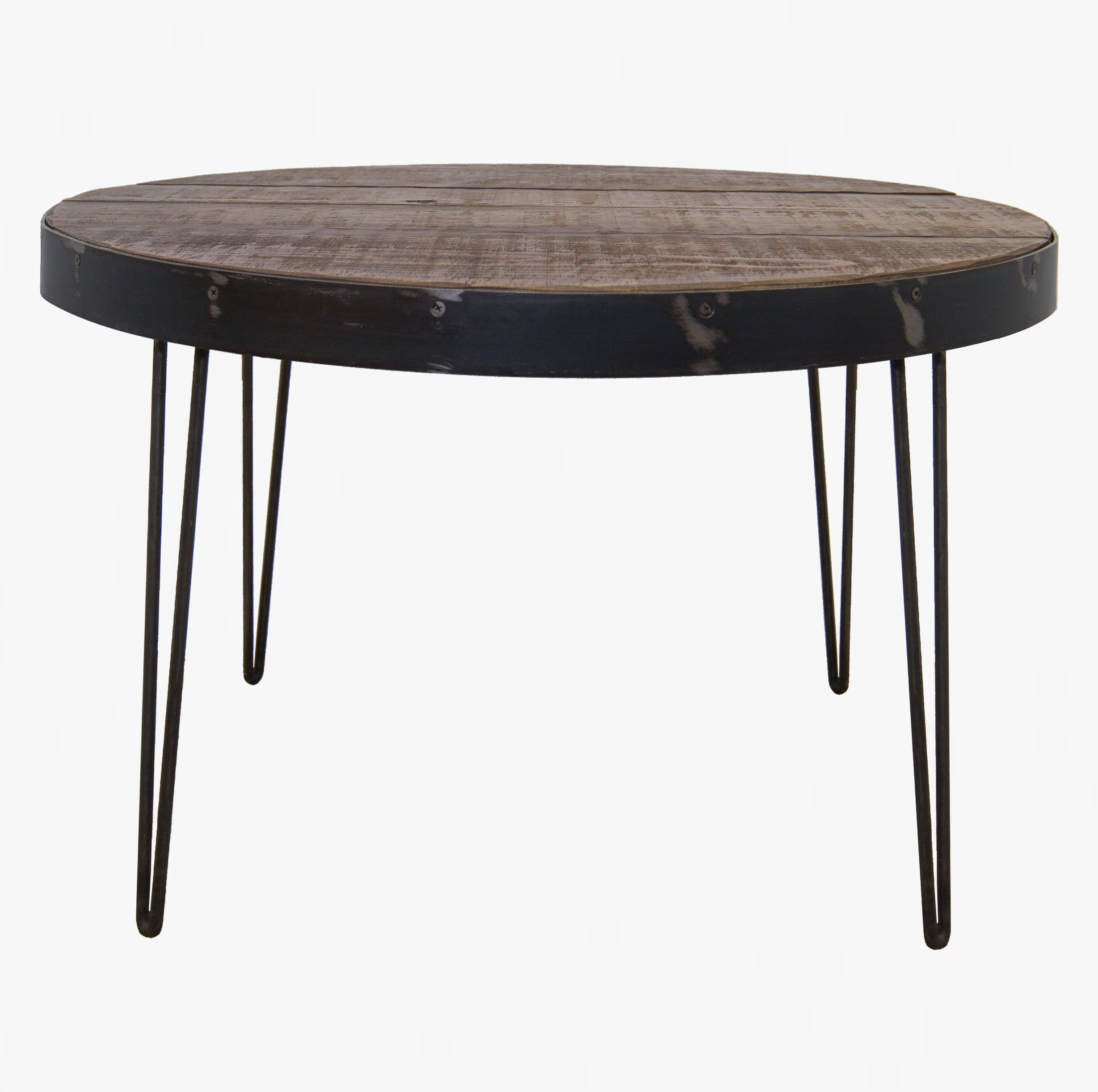 Round Coffee Table Hairpin Legs Woodfurnitureusa