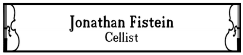Jon Fistein - Cellist