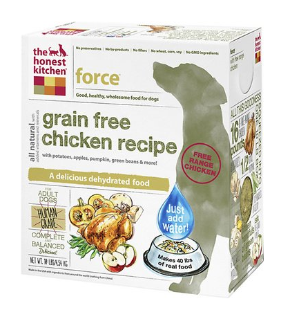 The Honest Kitchen Force Grain Free Dehydrated Dog Food Tails