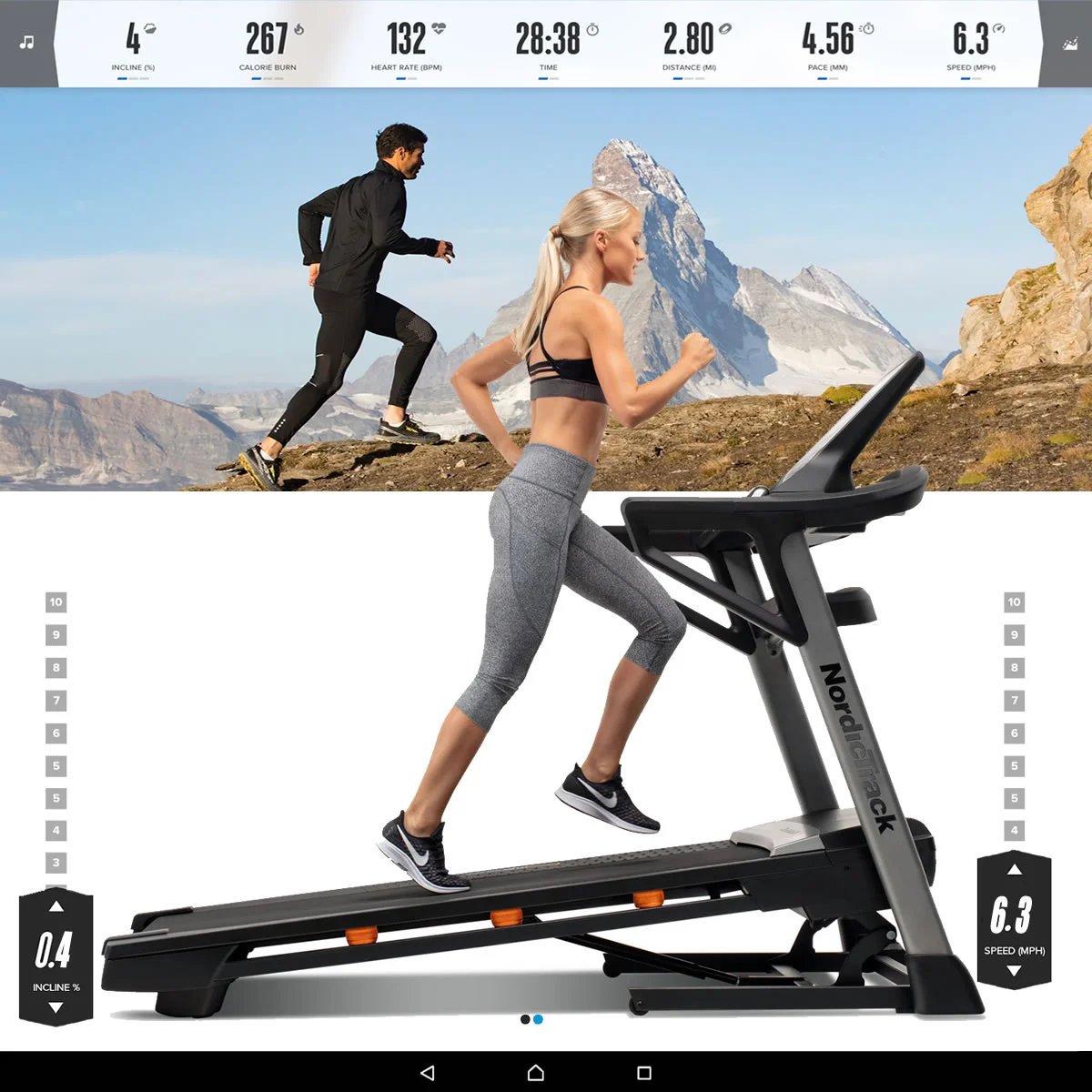 incline treadmill