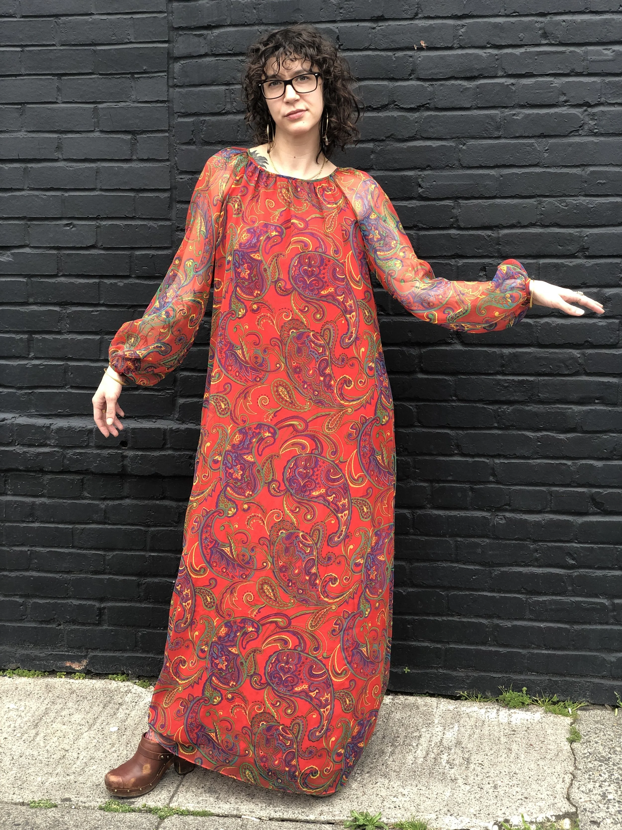 psychedelic kaftan
