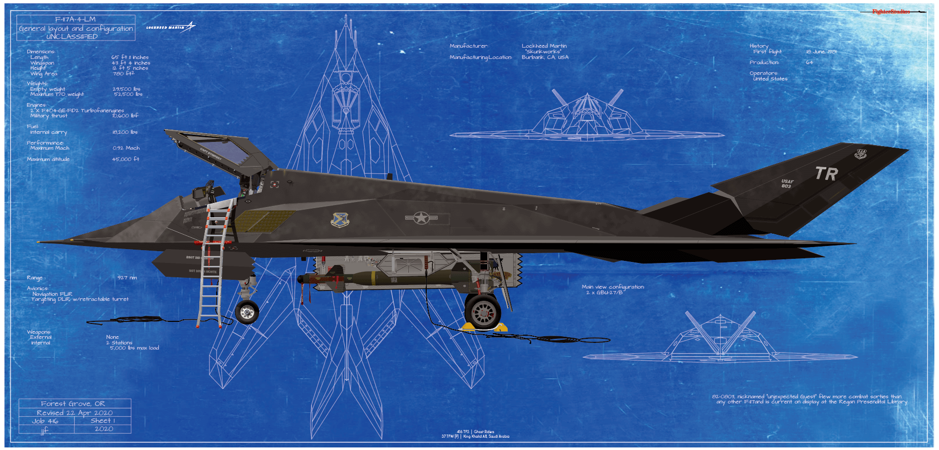 F-117 Stealth Fighter Units of Operation Desert Storm