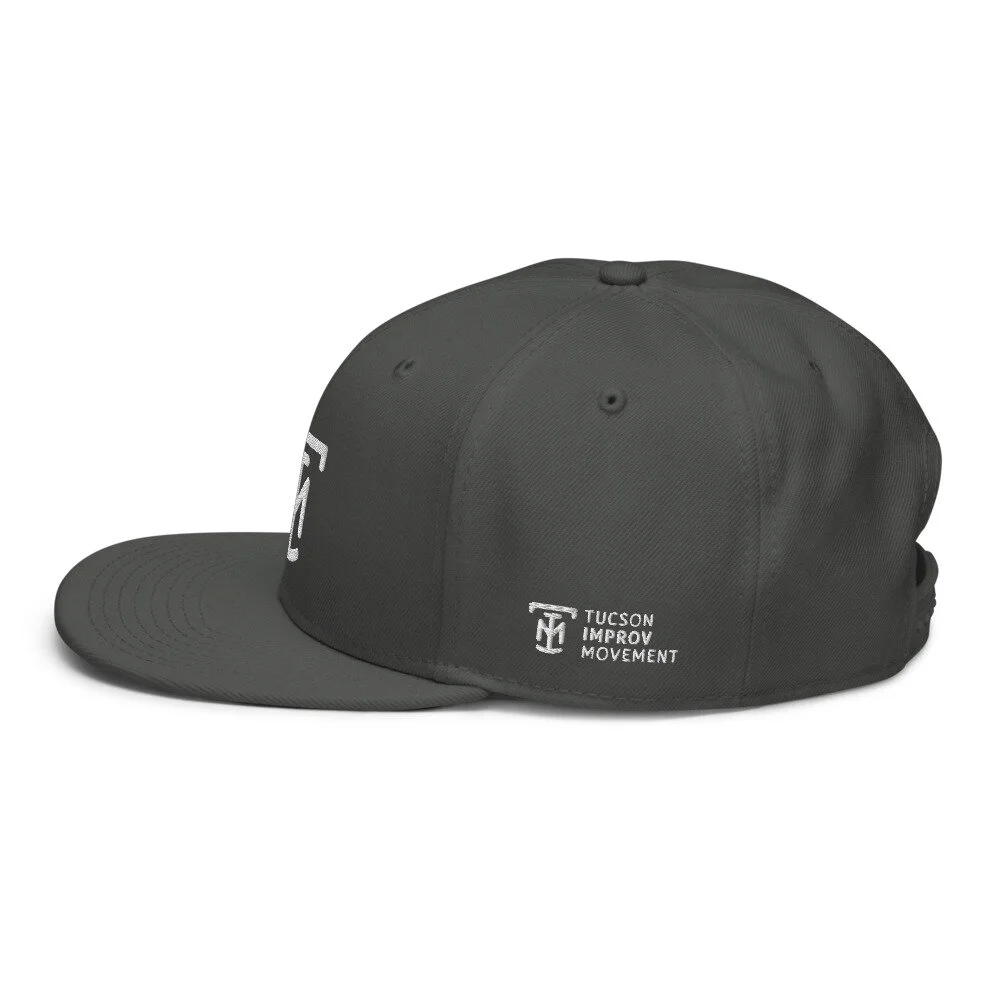 帽子 BOHEMSEO [2ND] TWEED HUNTING CAP, BLACK TIM Logo Hat — Tucson Improv Movement