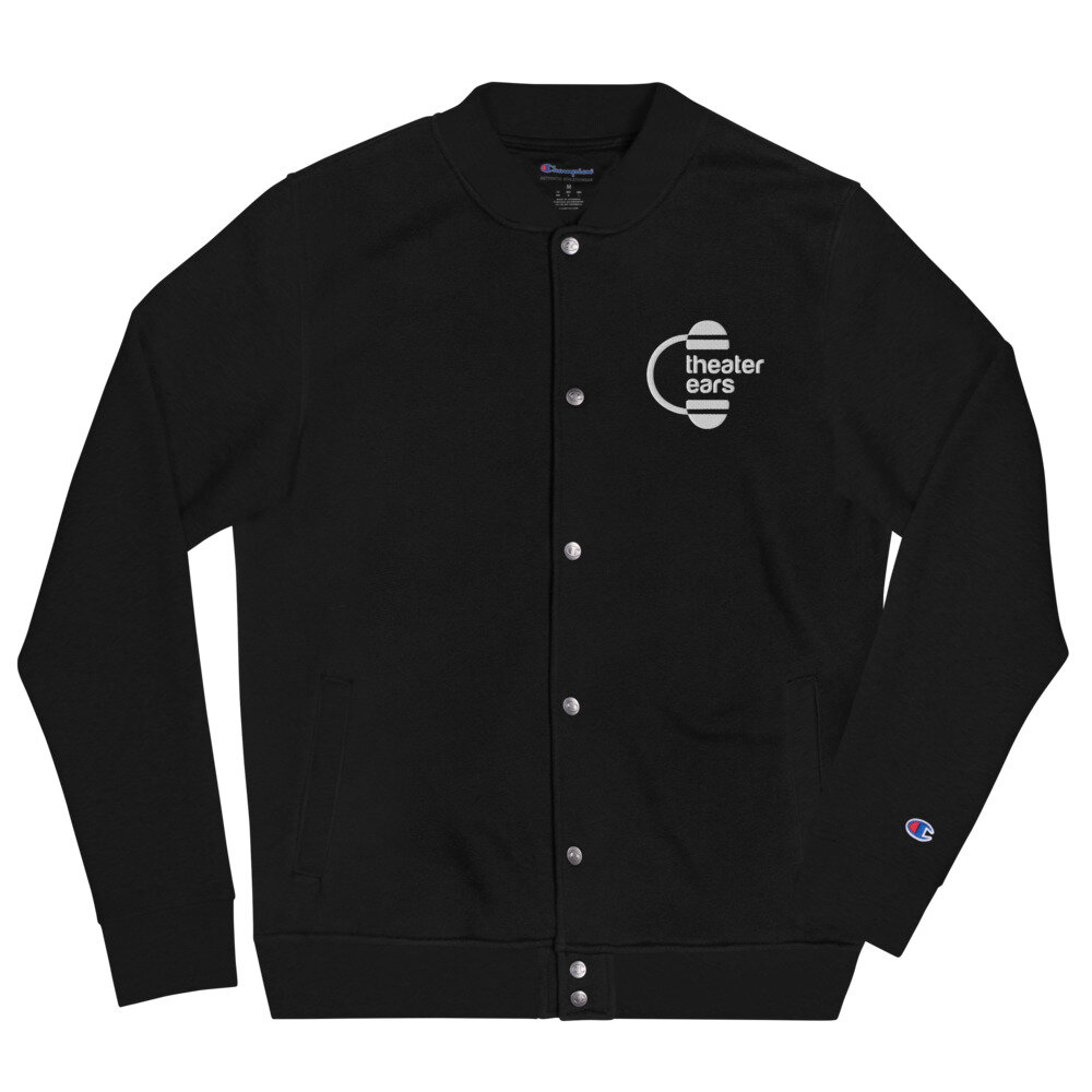 Embroidered Champion Bomber Jacket —