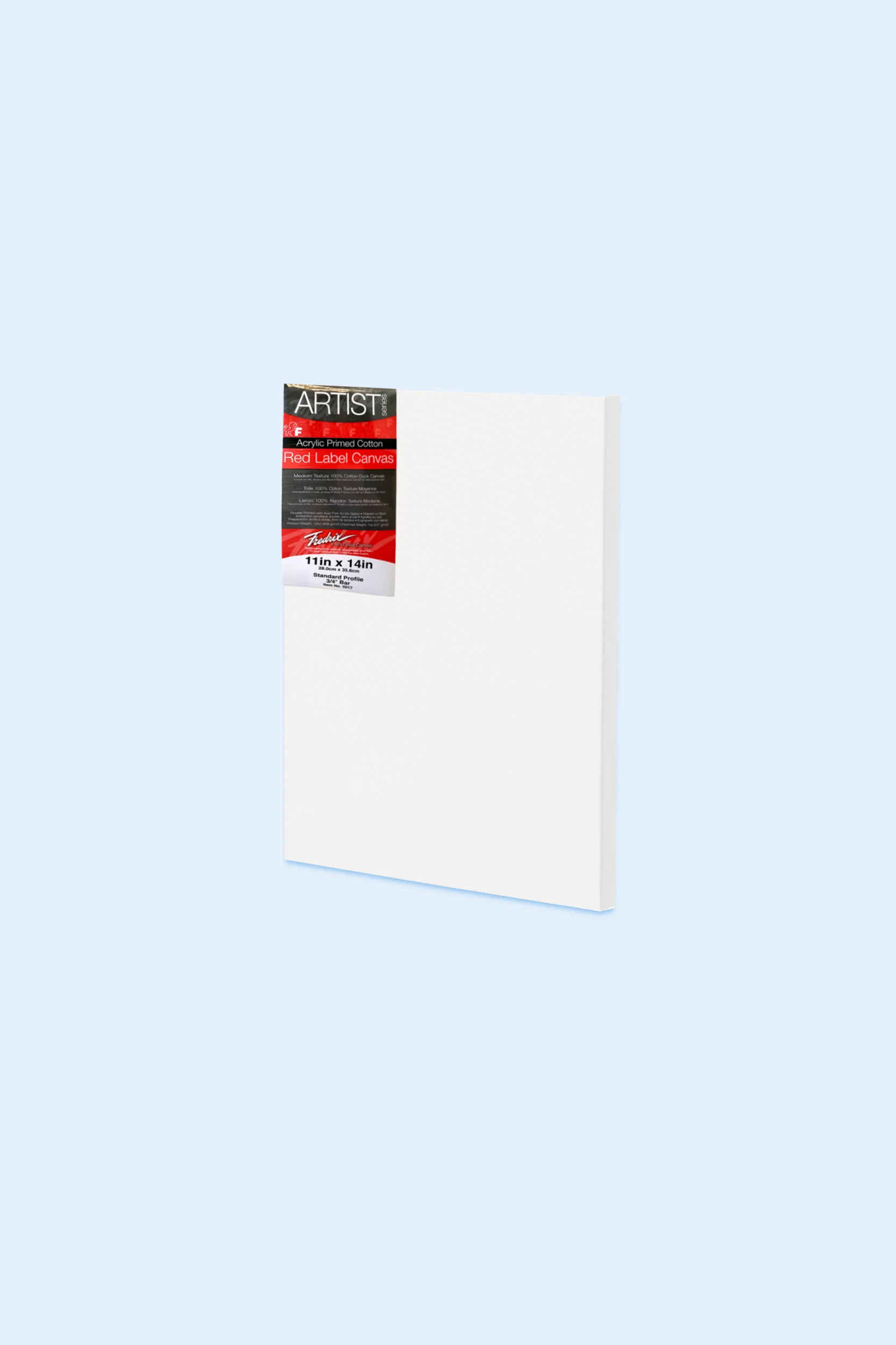 each PACK OF 2 x 14 in Fredrix Red Label Stretched Cotton Canvas 11 in