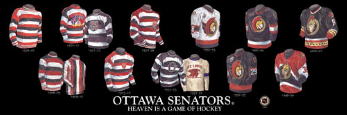 ottawa senators uniforms