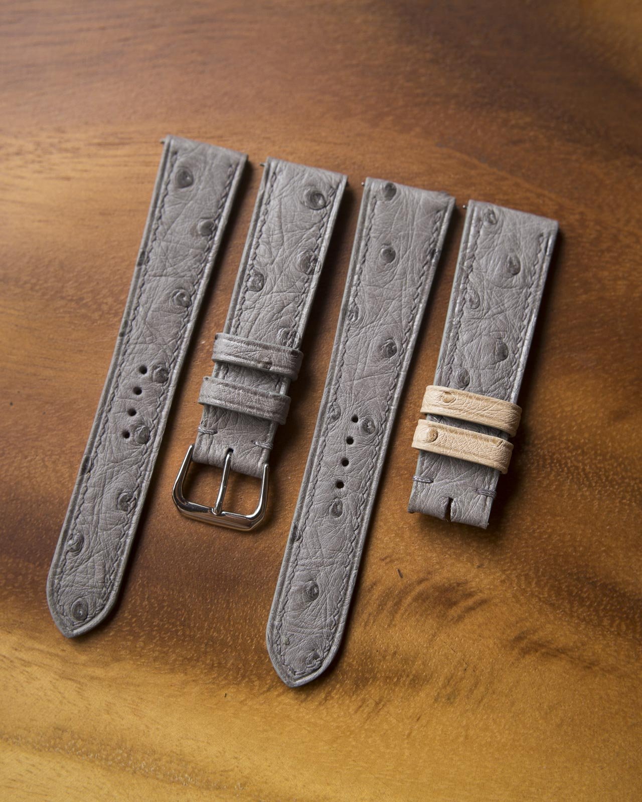 Ostrich watch band best sale