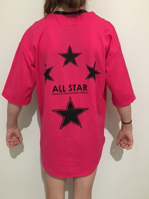 Baseball Jersey Pink \u0026 Black — All 