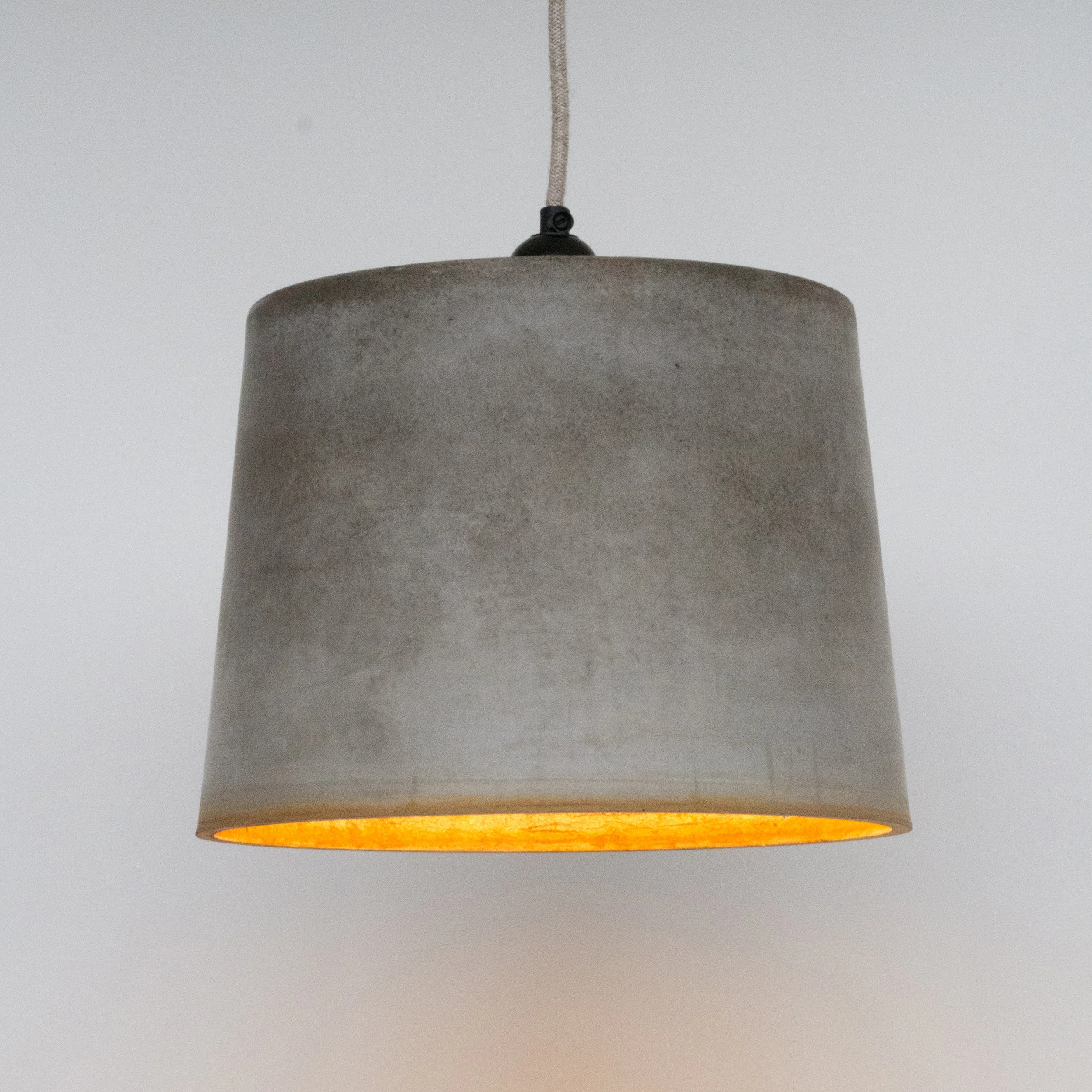 Industrial Pendant Ceiling Concrete Lampshade Light Lamp