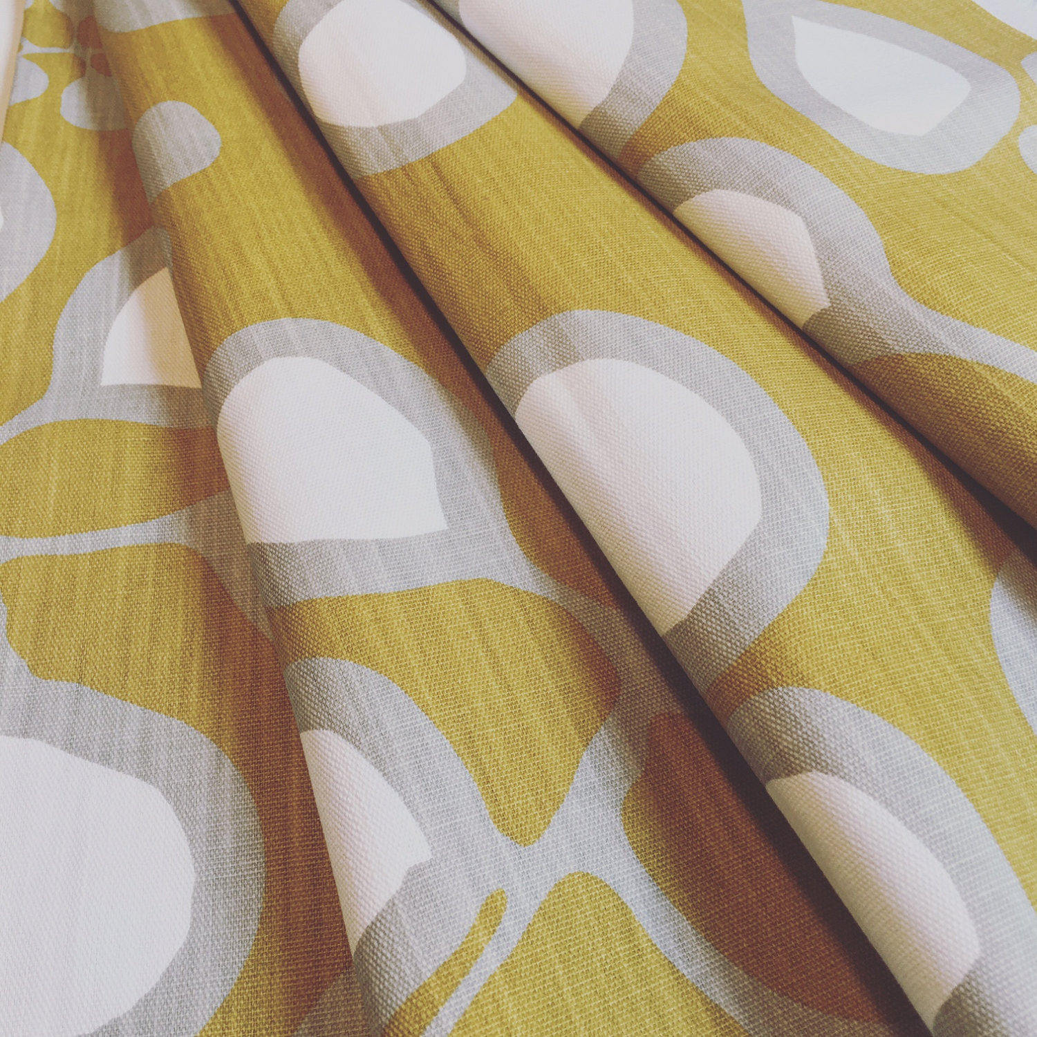 Made To Measure Curtains Sedum Mustard Kuushti