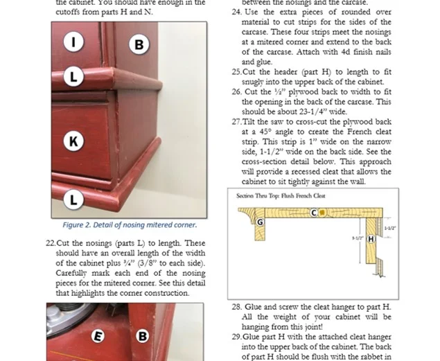 Detailed Plans For The Victorian Router Cabinet J Rummer Sons