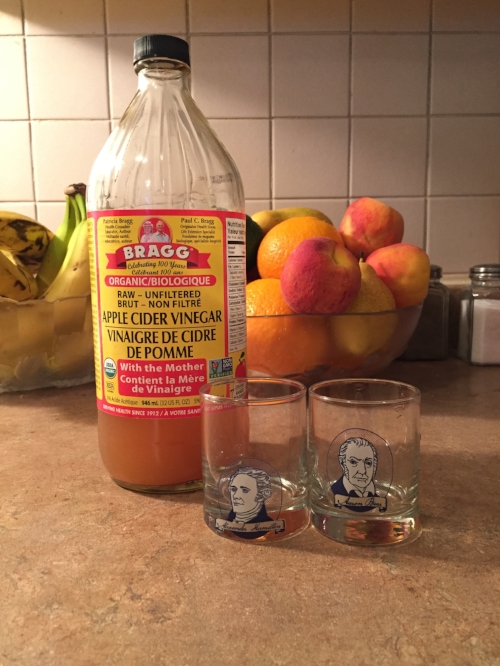 我的亚历山大·汉密尔顿和亚伦·伯尔的ACV小酒杯