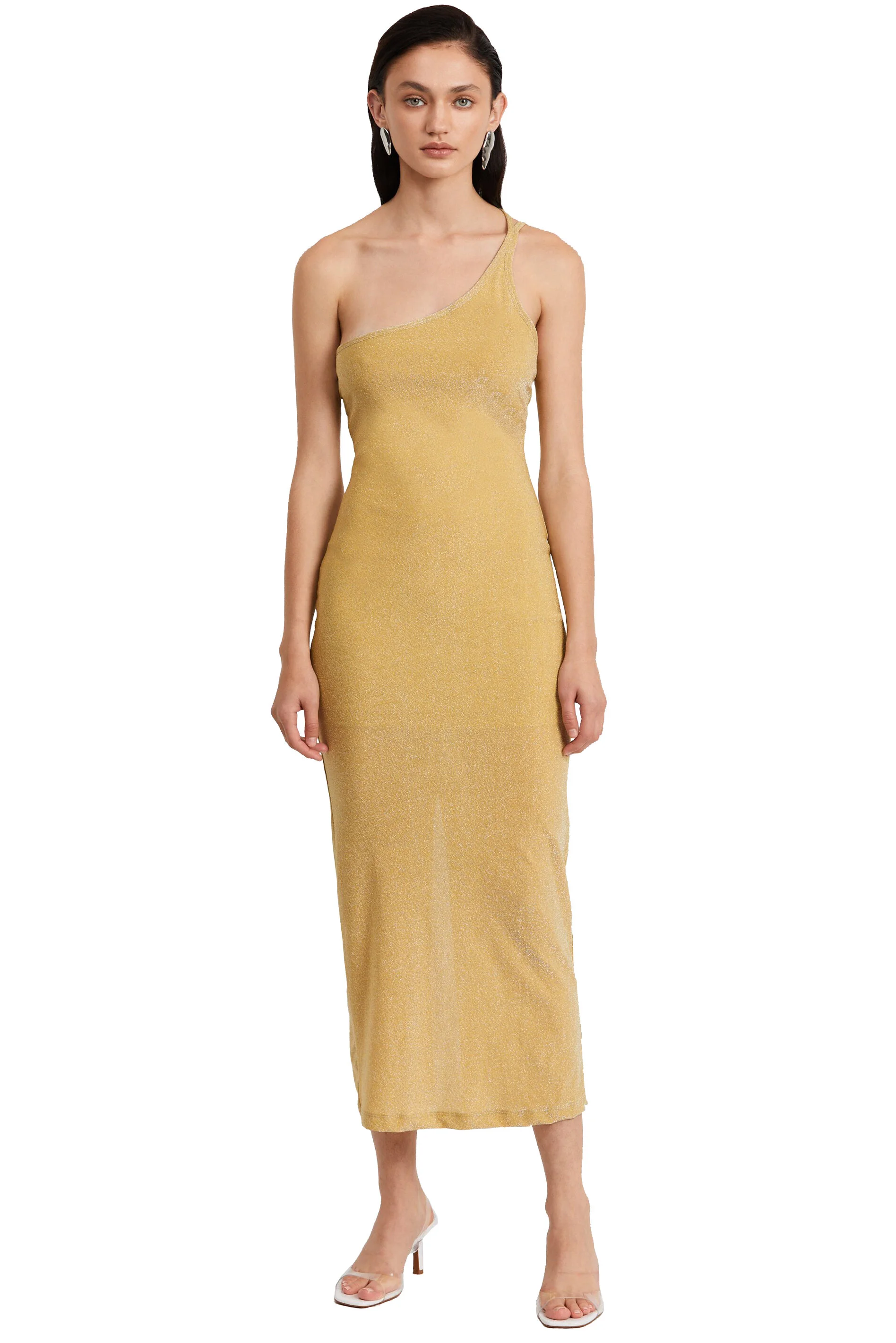 shimmer one piece dress