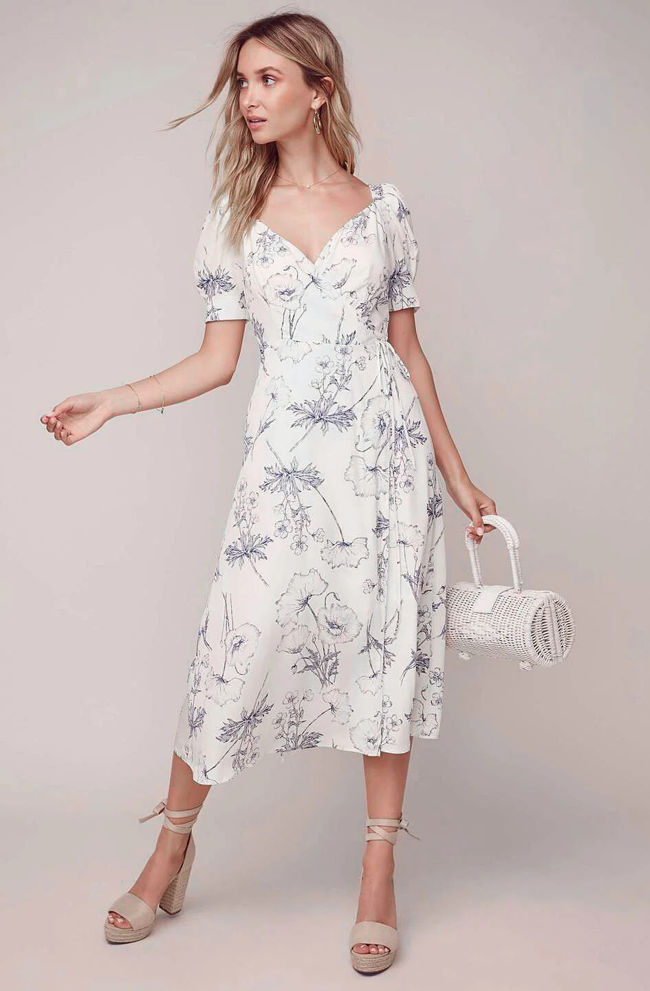 floral midi dress