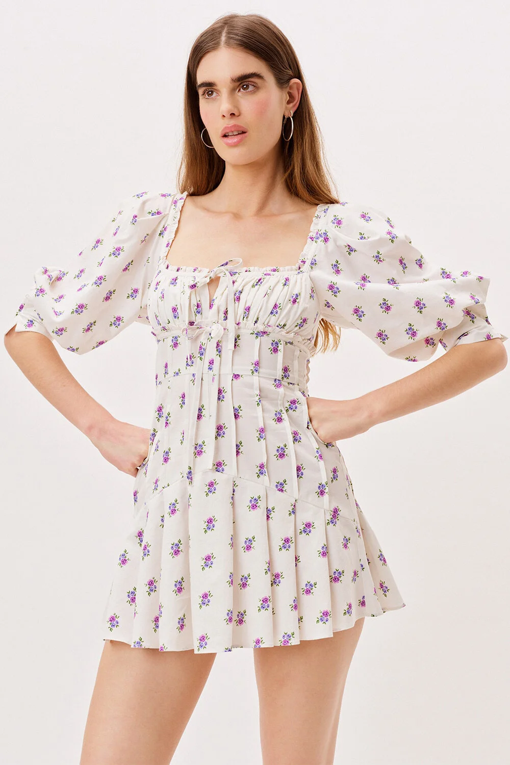 lover polka mini dress
