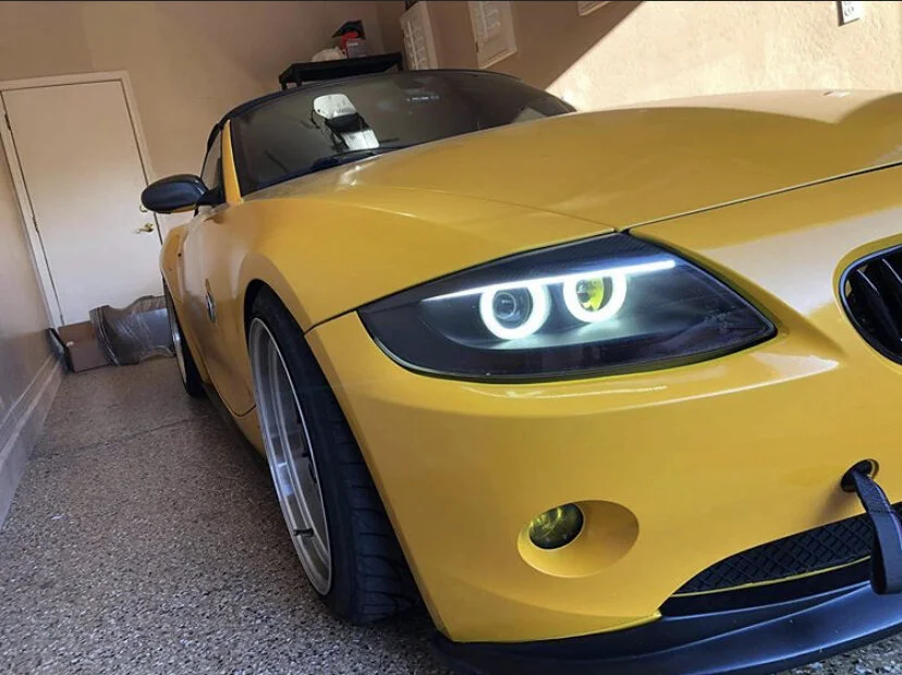 V3 Round Angel Eyes For Bmw Z4 E85 E86 Others Switchback White Or Rgbw Rings Bavgruppe Designs