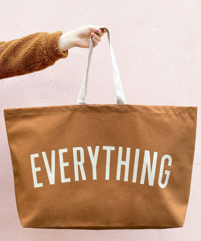 EVERYTHING CANVAS TOTE BAG