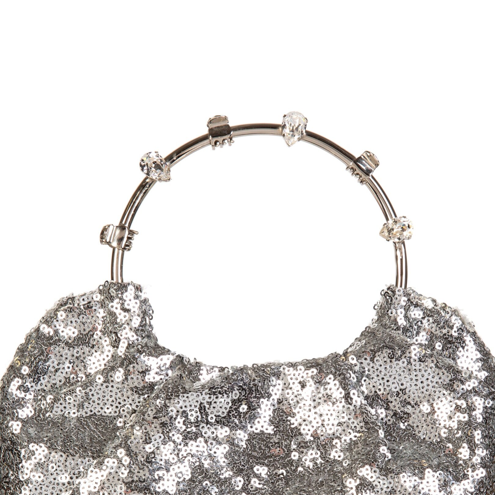 SEQUIN CLIP PURSE LETTER L