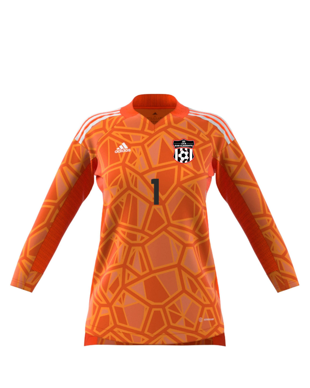 women's goalkeeper jersey