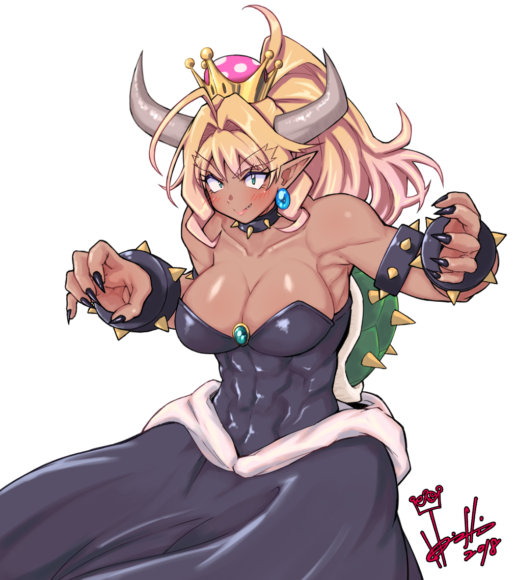 Bowsette tries every hole