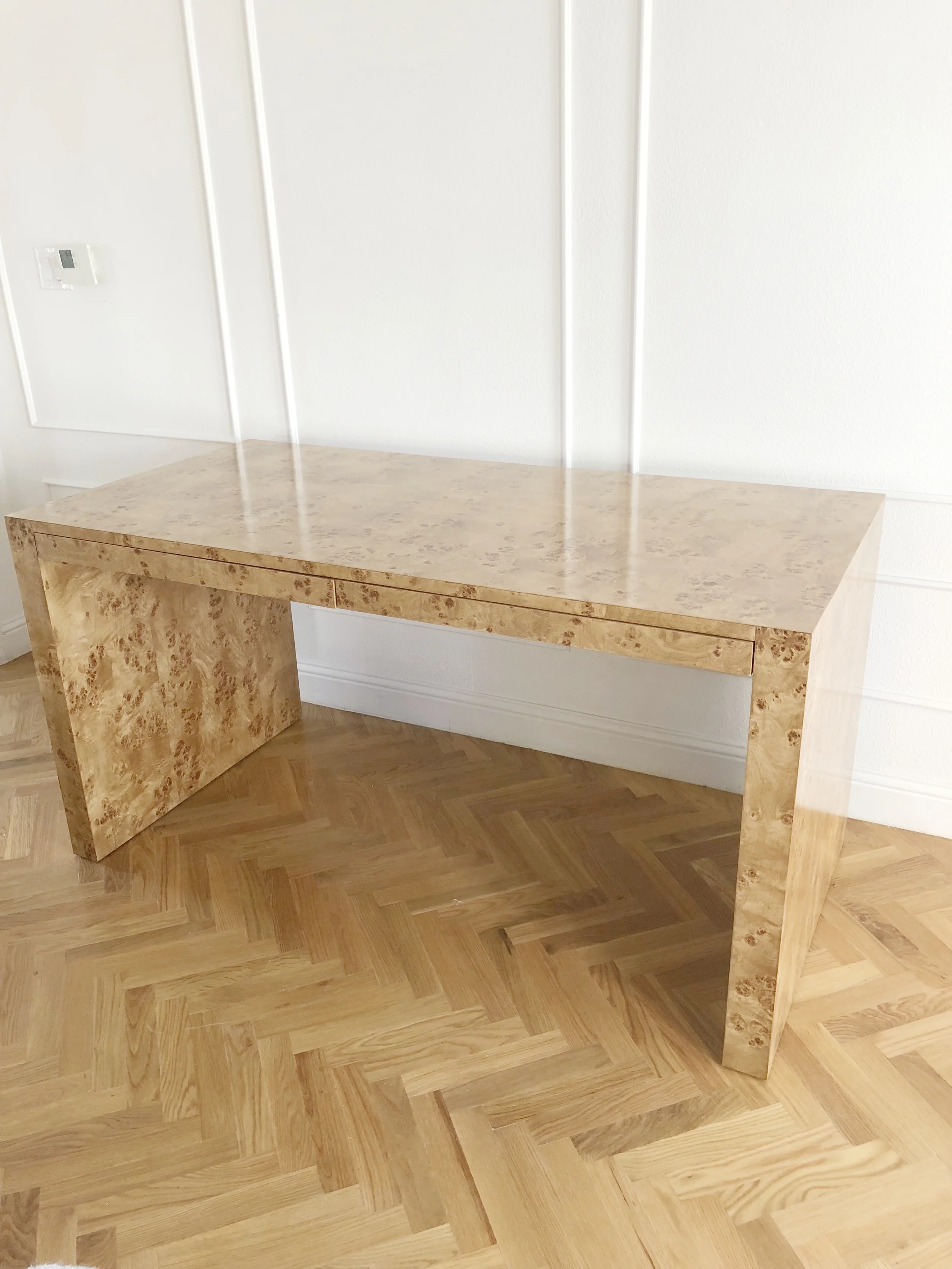 Ceh Burlwood Executive Waterfall Desk The Ceh