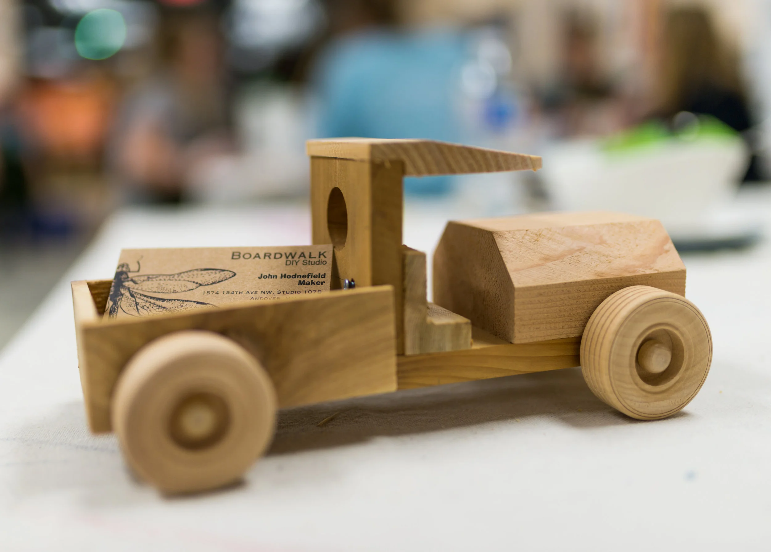 vintage wooden truck