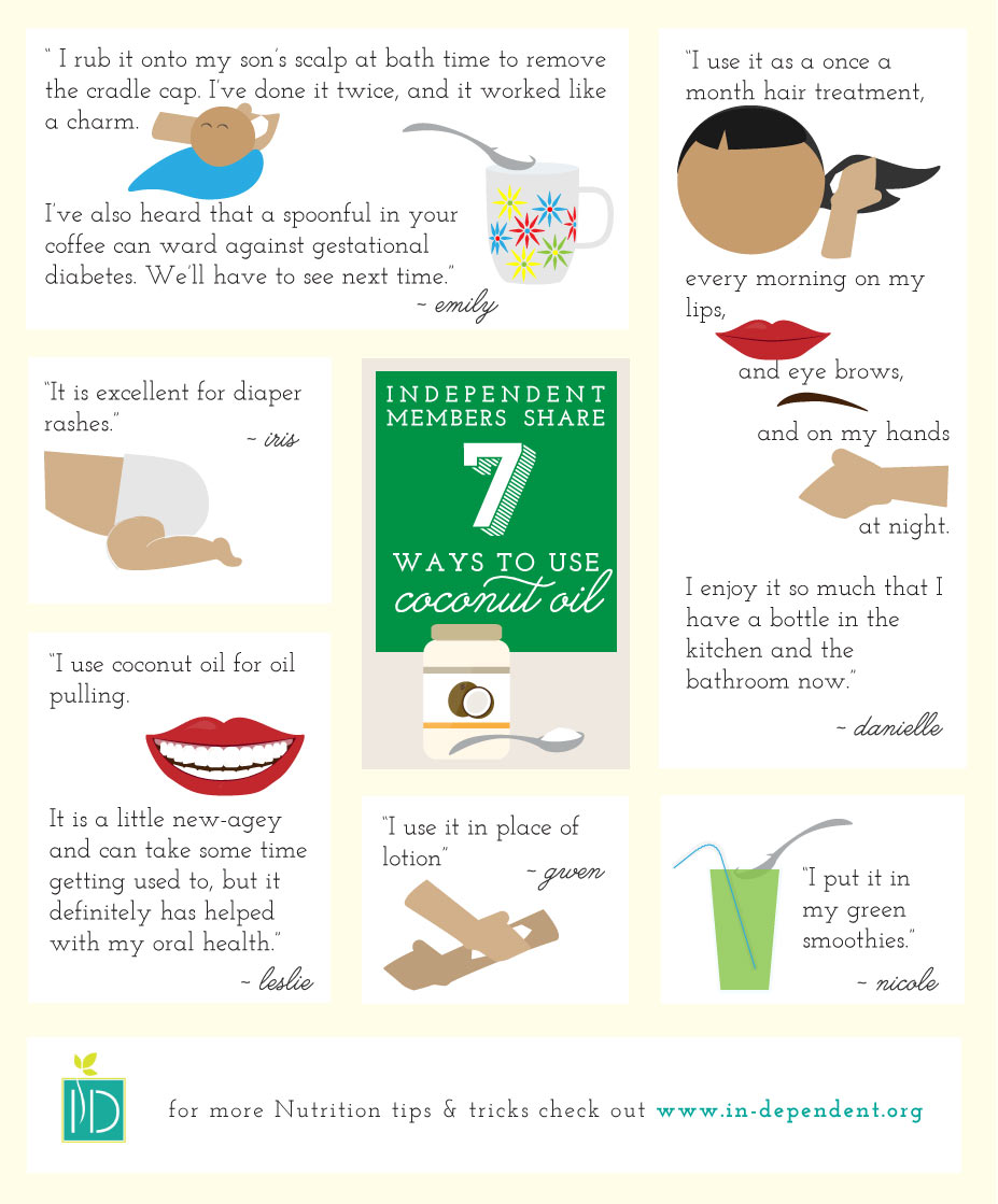 7 ways to use coconut oil