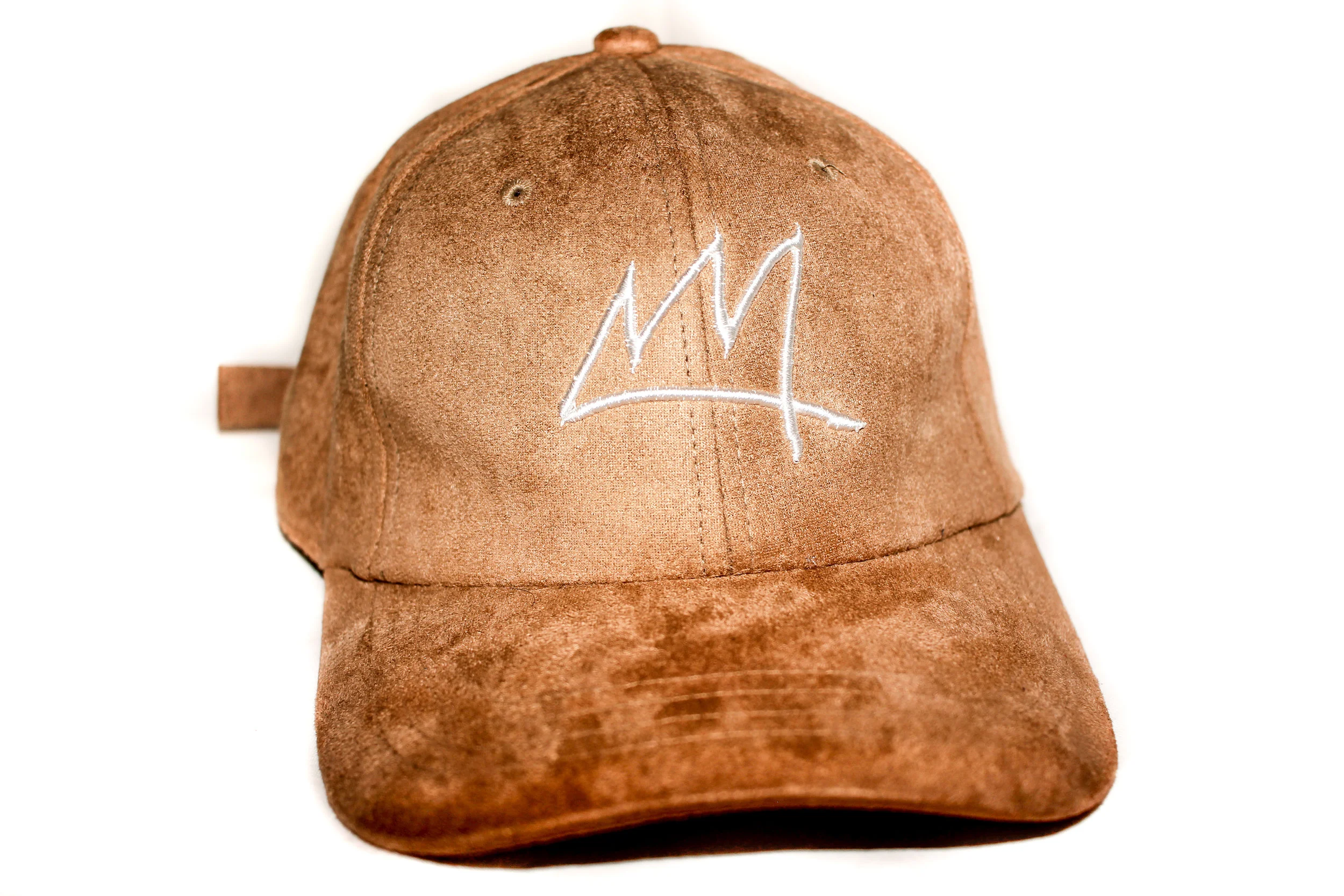khaki suede hat