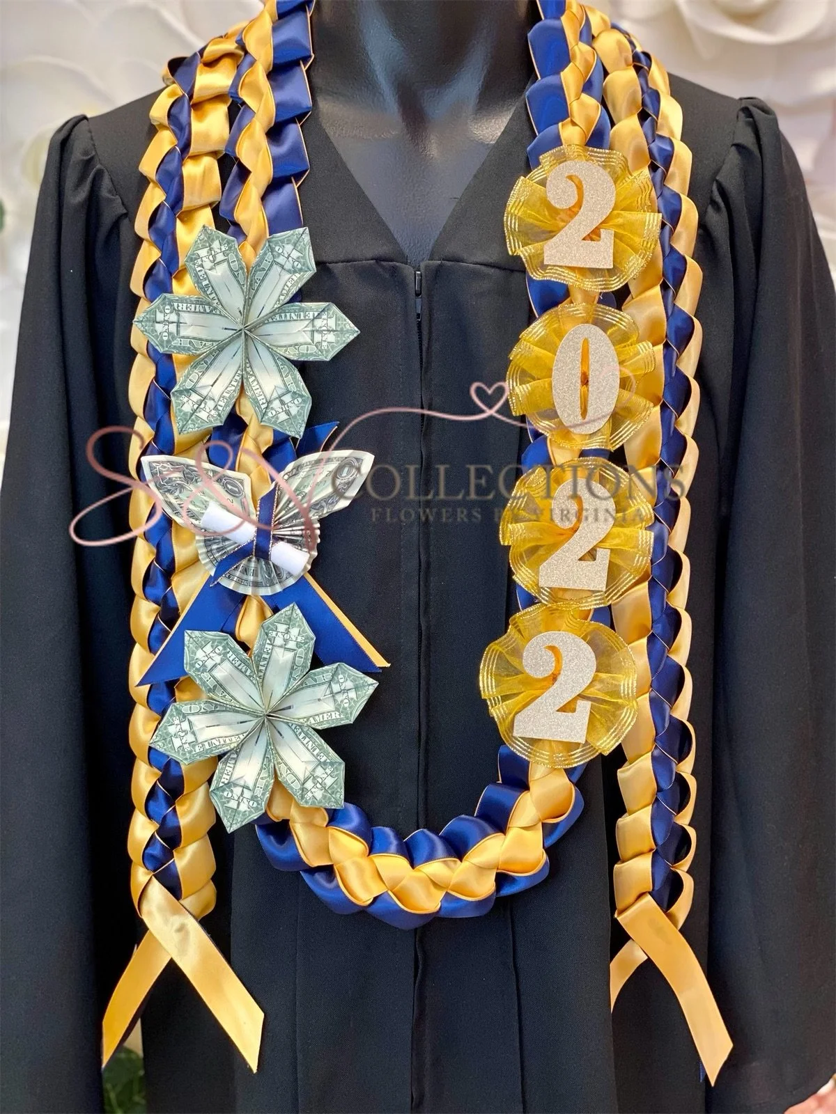 Fancy 2022 Graduation Lei - #010 — S & V Collections