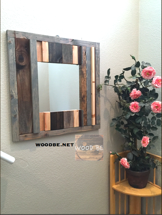Large Outhouse Mirror Home Decor Wood Be