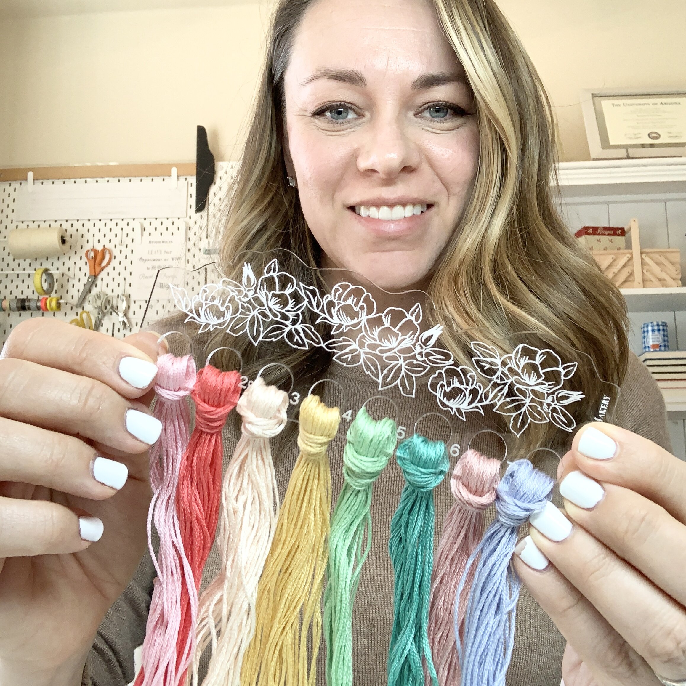 Embroidery Thread Acrylic Organizer — Eva Blake's Makery