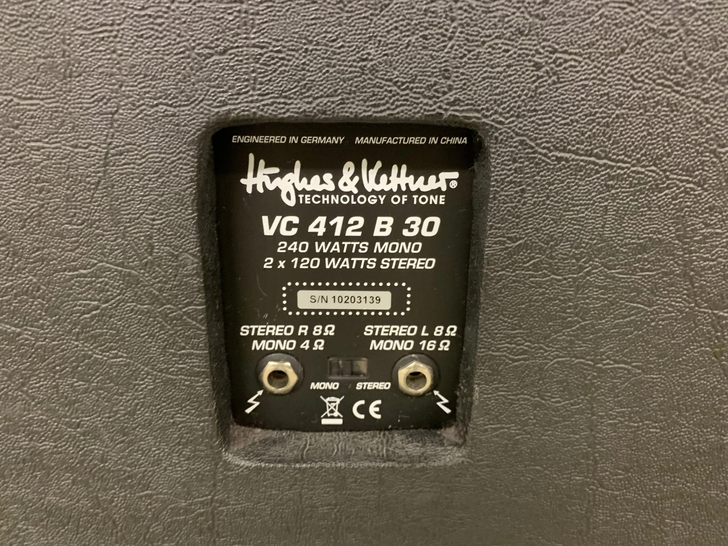 Hughes Kettner 4x12 Cabinet Captain Sounds