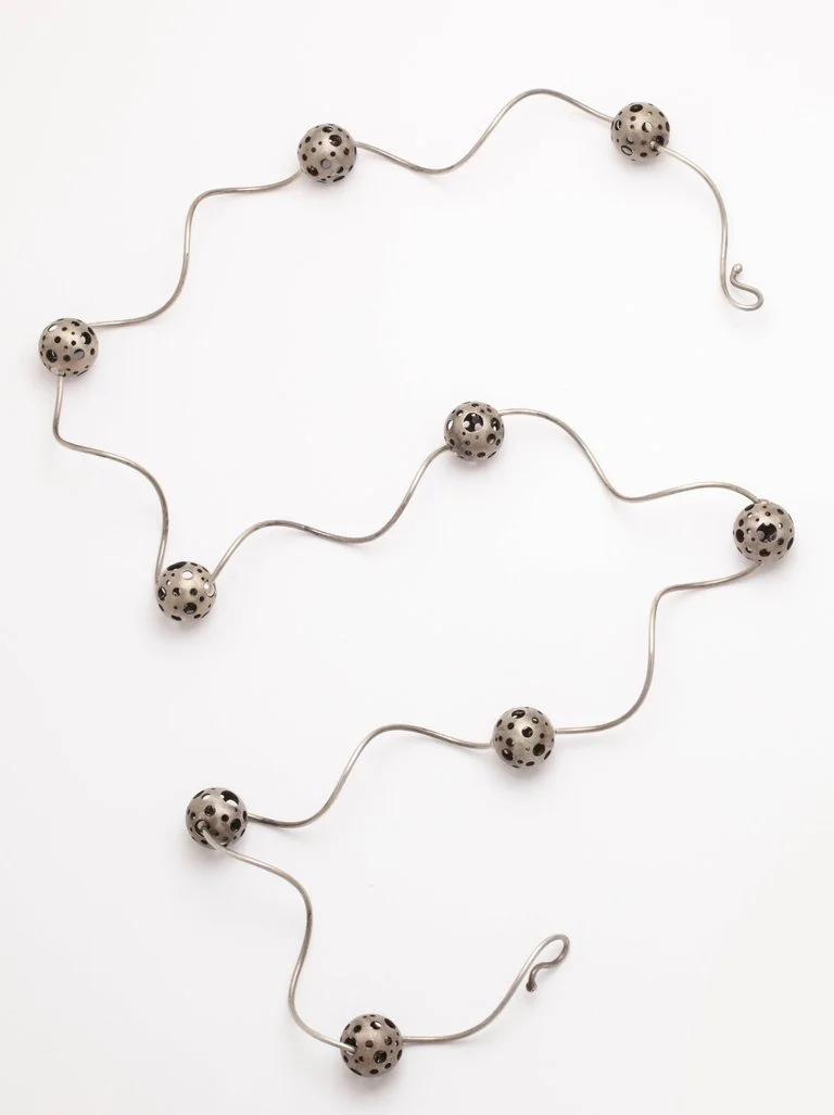 Elizabeth Garvin Modernist Silver Necklace Elle W Collection Elizabeth Garvin Modernist Silver