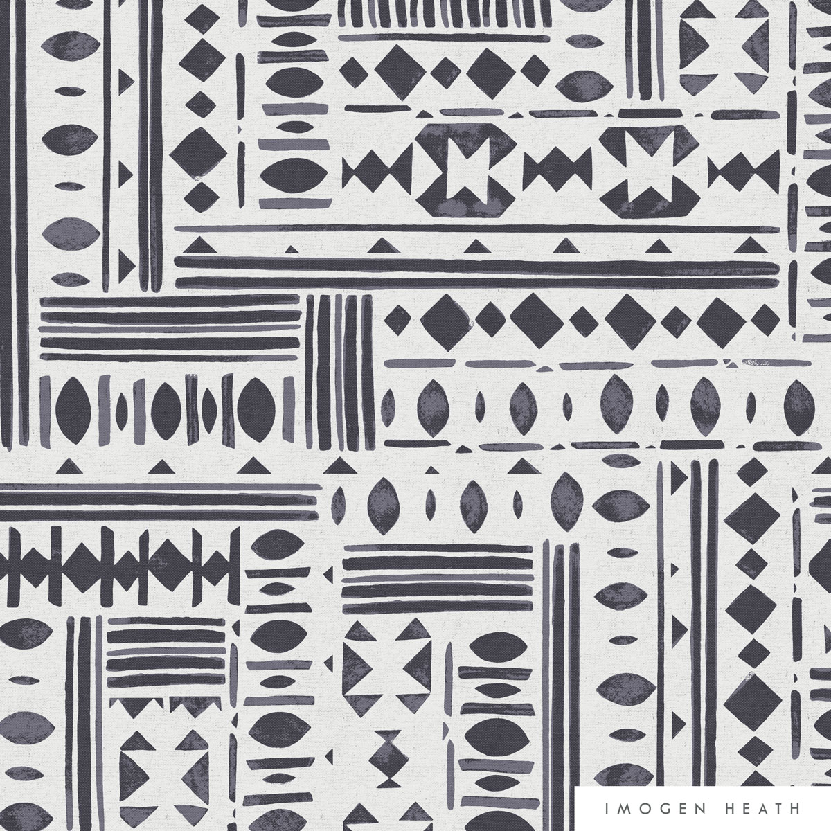 Oriel Fabric Grey Remnant Imogen Heath Interiors