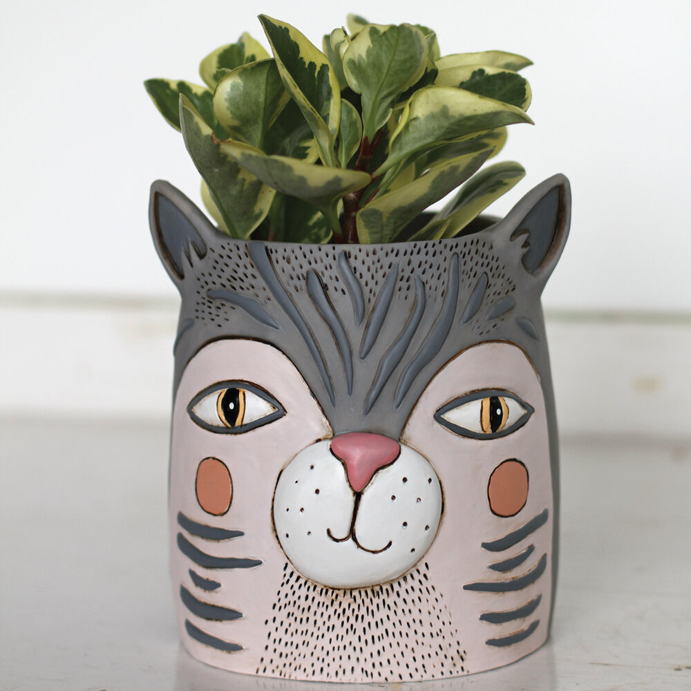Cat Plant Pot