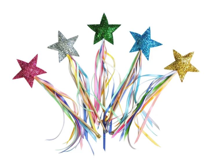 rainbow fairy wand