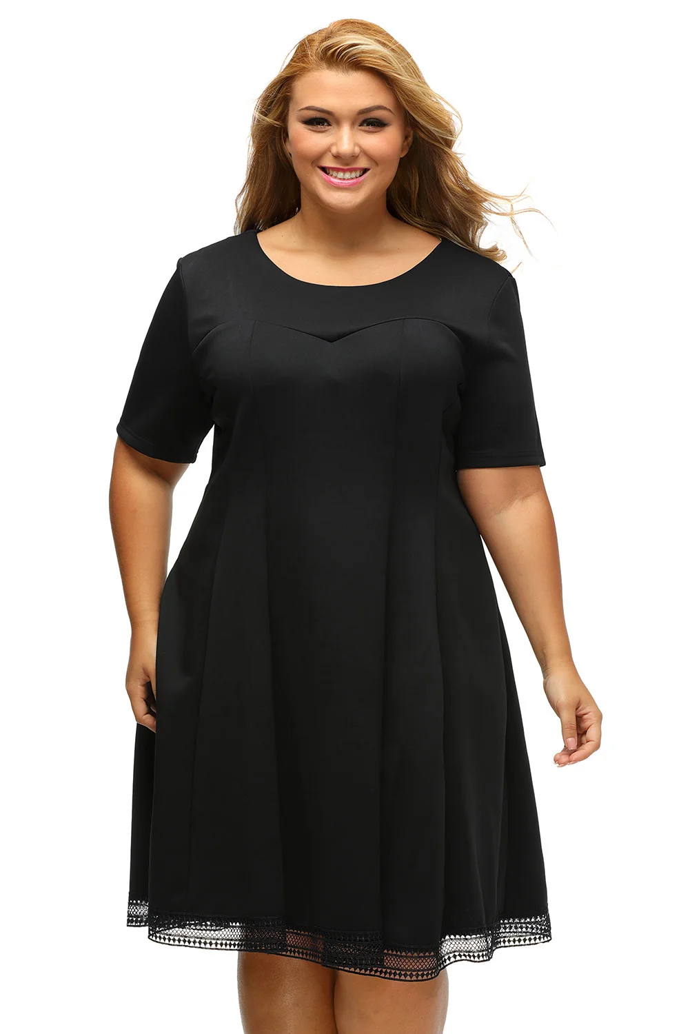 curvy skater dress
