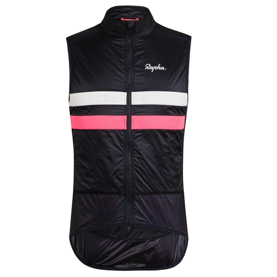 Rapha Mens Brevet Insulated Gilet Dark Navy Ride Studio Cafe