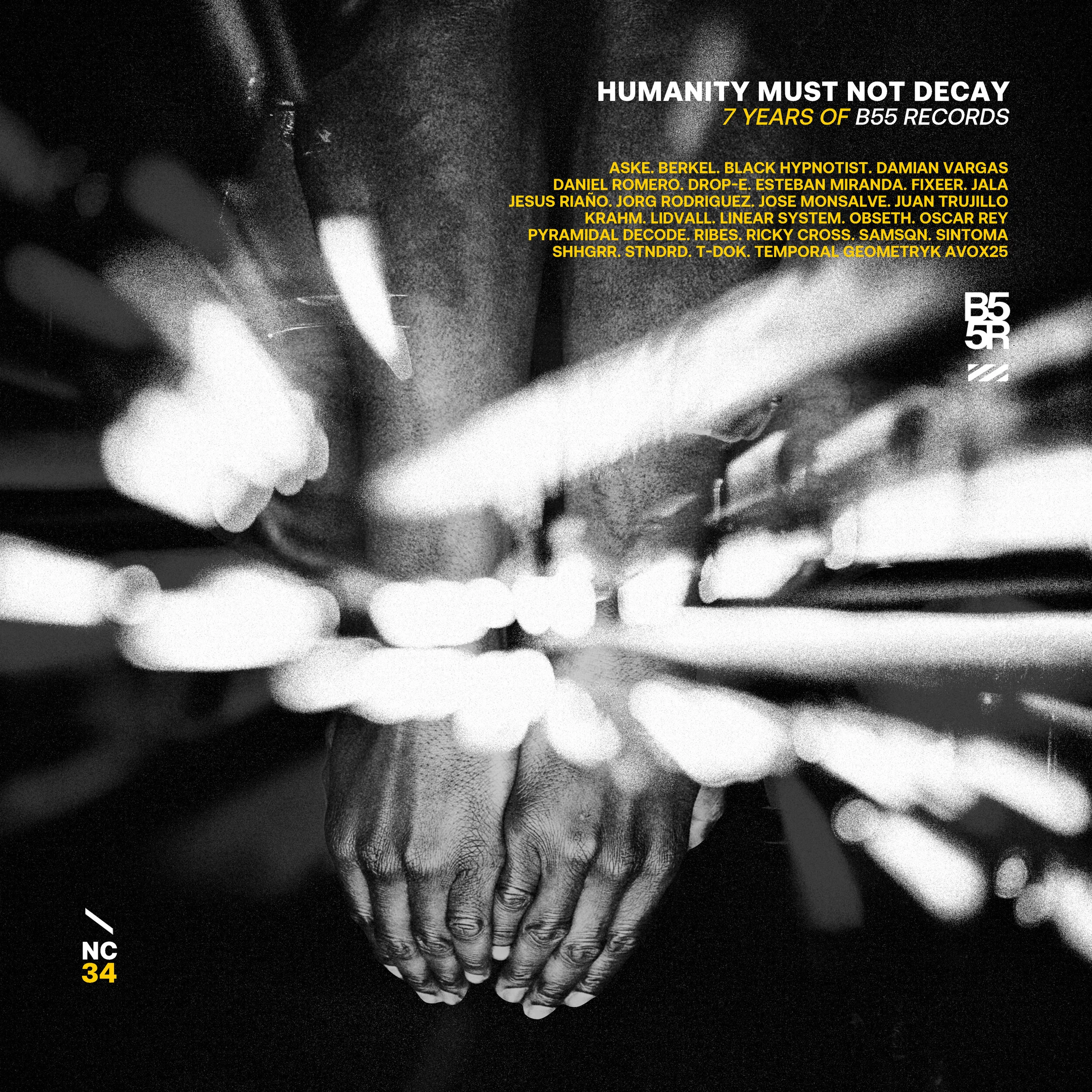 Humanity Must Not Decay: Un manifesto techno en forma de pedazo de VA que lanza el sello B55 para sus 7 años
