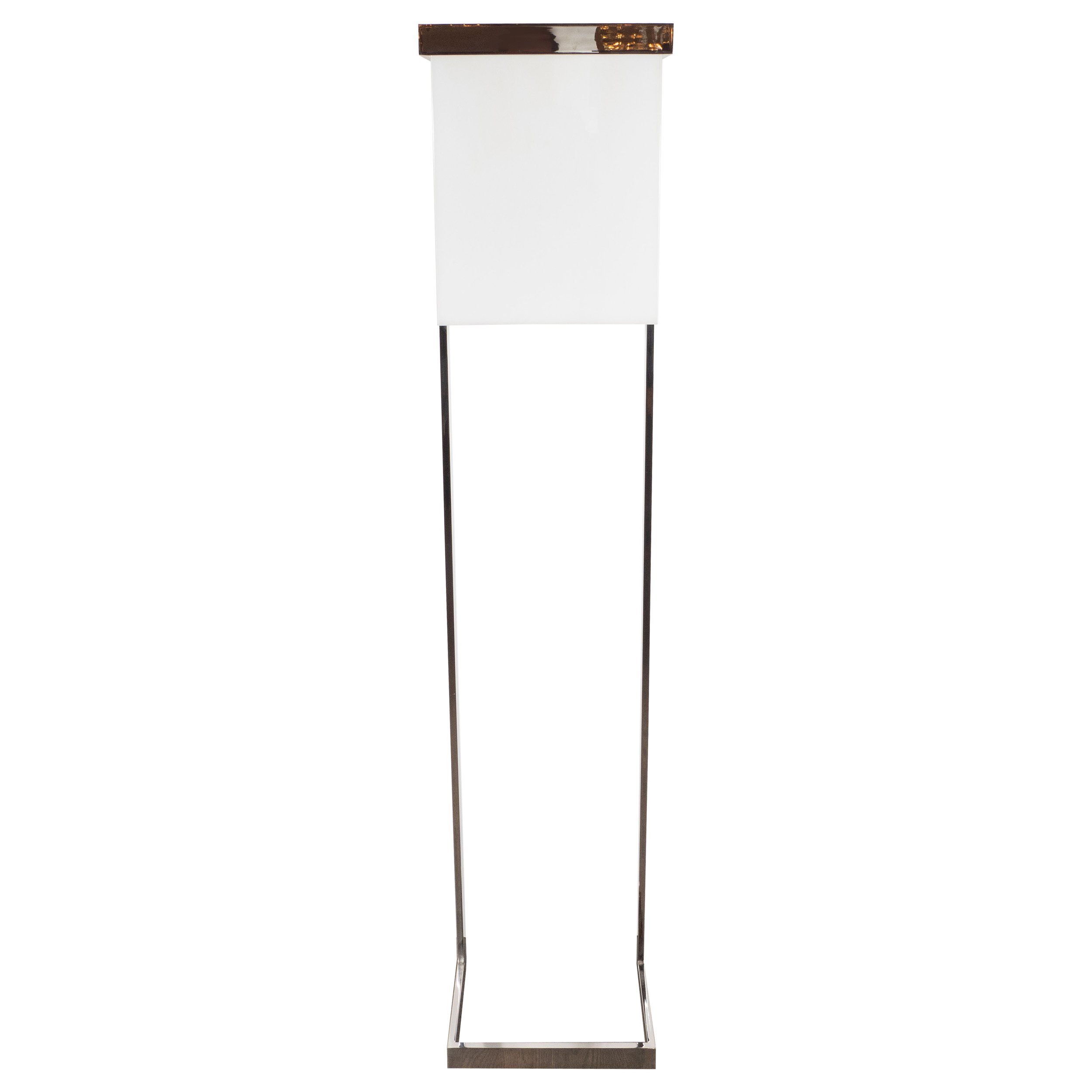 Mid Century Modern Lucite And Chrome Floor Lamp By Milo Baughman High Style Deco