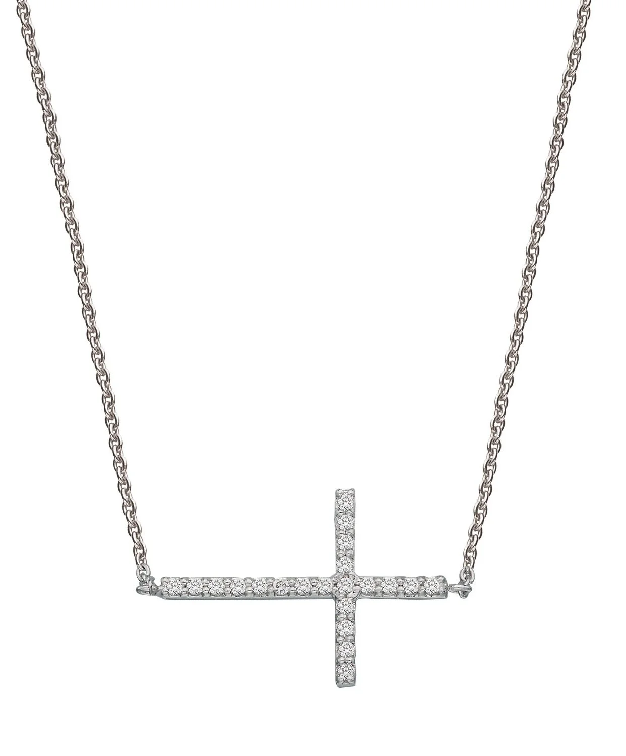 Diamond Cross Necklace — Zachary's 